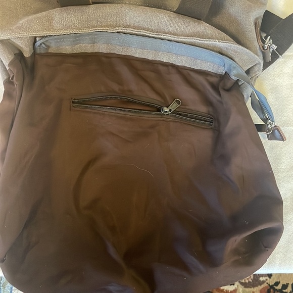 Tolfe Tough Life Brown/ Grey Tote Bag - Picture 6 of 8